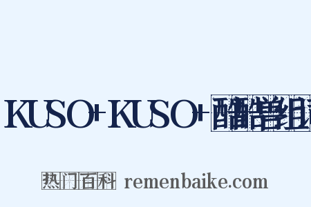 KUSO+KUSO+酷酷兽组词是什么意思的图片